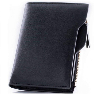 

Italiansheer Men Black Artificial Leather Wallet(11 Card Slots)