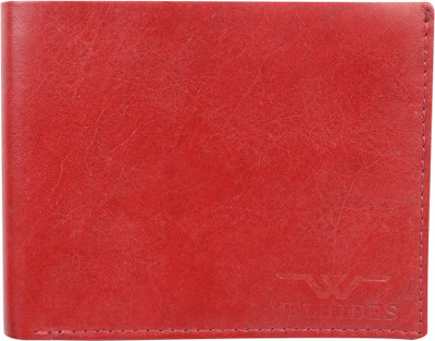 

WELHIDES Men Red Artificial Leather Wallet(7 Card Slots)