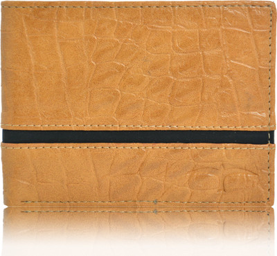 

BULLFINCH Men Formal, Casual Tan Genuine Leather Wallet(4 Card Slots)