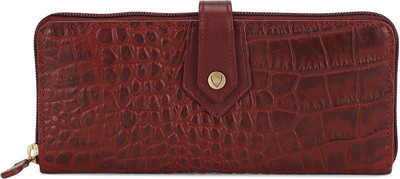 

Hidesign Women Red Genuine Leather Wallet(8 Card Slots)