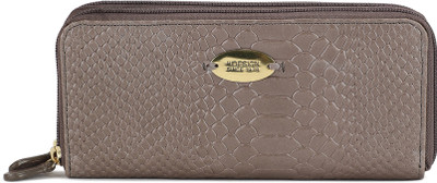 

Hidesign Women Grey Genuine Leather Wallet(8 Card Slots)