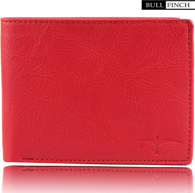 

BULLFINCH Men Formal, Casual Red Artificial Leather Wallet(6 Card Slots)