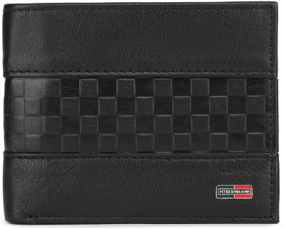 

Peter England Men Brown Genuine Leather Wallet(12 Card Slots)