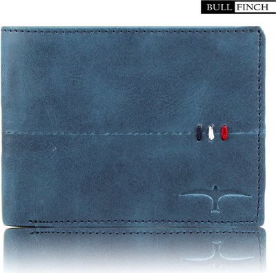 

BULLFINCH Men Formal, Casual Blue Genuine Leather Wallet(7 Card Slots)