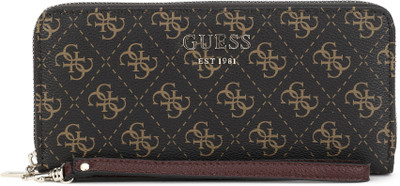 

Guess Women Brown Artificial Leather Wallet(12 Card Slots)