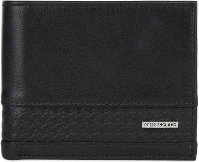 

Peter England Men Brown Genuine Leather Wallet(4 Card Slots)
