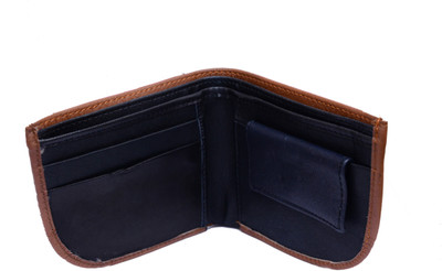 

BLES Men Brown Artificial Leather Wallet(5 Card Slots)