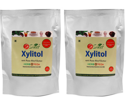 

SO SWEET Xylitol 500 gms, 100% Natural Sweetener - Sugarfree Sweetener(500 g, Pack of 2)