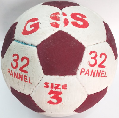 

GSS eco Football - Size: (Pack of 1, White, White;red