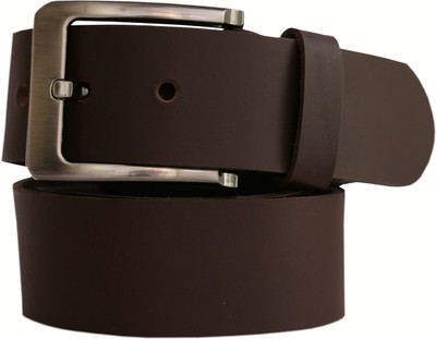 

G'leani Men Formal, Casual, Party Tan Genuine Leather Belt, Dark tan