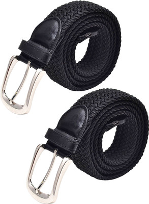 

Pegaso Women Casual Black Canvas Belt