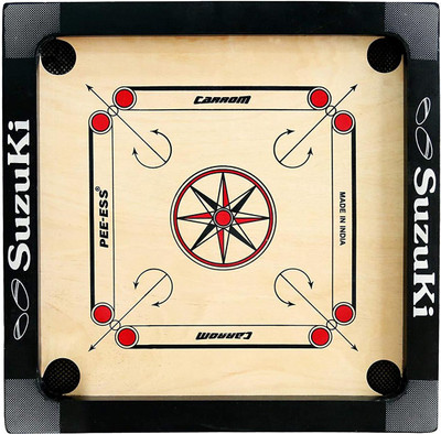 

Suzuki Carrom Board Small Size 12.7 Carrom Board(Black)