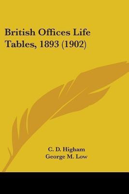 British Offices Life Tables, 1893 (1902)(English, Paperback, unknown)