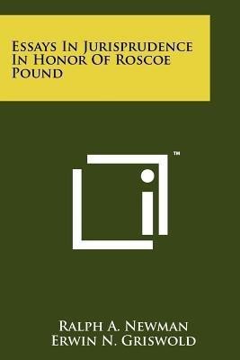 Essays In Jurisprudence In Honor Of Roscoe Pound(English, Paperback, unknown)