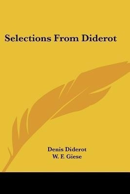 Selections From Diderot(English, Paperback, Diderot Denis)
