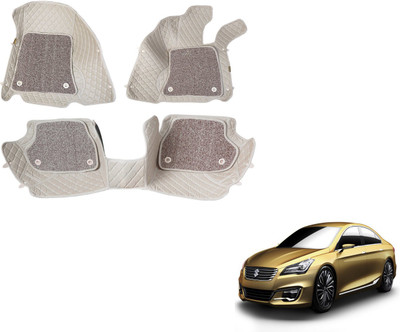 MOCKHE Leatherite 7D Mat For  Maruti Suzuki Ciaz(Beige)