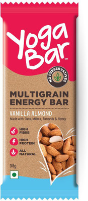

yoga bar Vanilla Almond Bars Bars(Pack of 5, 38 g)