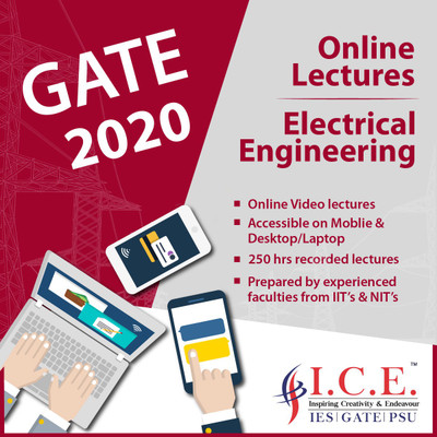 

ICE GATE ICE GATE Electrical Engineering (Online Lectures) Course For GATE Exams - 2020(Online Lectures)