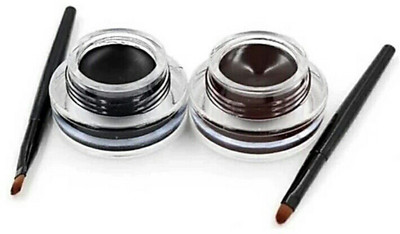 

BB MAC 2 IN 1 LONG LASTING EYELINER GEL SMUDGE-PROOF & WATER-PROOF (BLACK & BROWN) 16 g(BLACK & BROWN)