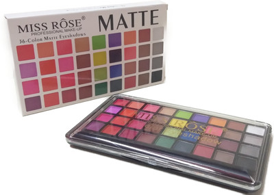 

MISS ROSE 36 COLOR MATTE EYESHADOW PROFESSIONAL MAKEUP 36 g(MULTICOLOR)