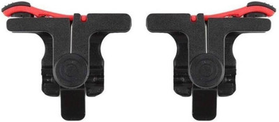 

Mobone 1 Pair Mobile Game Aiming Key L1R1 Controller Shooter Trigger Fire Button for PUBG Knives Out Rules of Survivle Gaming Accessory Kit(Black, For Android, iOS)