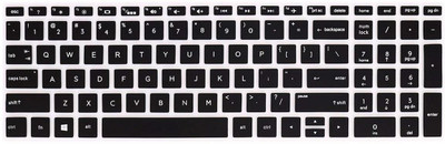 

Dorca Silicone Cover for HP 15q-BY003AU/15-cc100TX/15-bs101ne/15-bs579tx/hp15bs670tx/15q-ds0017TU/15-bw548AU/15q-bu044TU/15-bw531AU Laptop Keyboard Skin(Black)