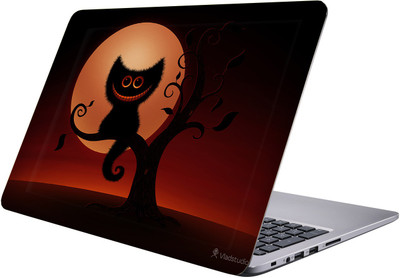 

PRINTCLUB cat Laptop Sticker 15.6 inch-Premium Quality, UV Printed, Laminated, Bubble Free, Scratchproof Laptop Skin-599 Vinyl Laptop Decal 15.6