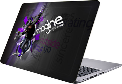 

PRINTCLUB imagine Laptop Sticker 15.6 inch-Premium Quality, UV Printed, Laminated, Bubble Free, Scratchproof Laptop Skin-516 Vinyl Laptop Decal 15.6