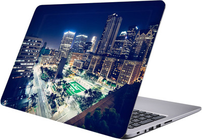 

PRINTCLUB city Laptop Sticker 15.6 inch-Premium Quality, UV Printed, Laminated, Bubble Free, Scratchproof Laptop Skin-138 Vinyl Laptop Decal 15.6