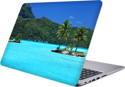 

PRINTCLUB beach Laptop Sticker 15.6 inch-Premium Quality, UV Printed, Laminated, Bubble Free, Scratchproof Laptop Skin-530 Vinyl Laptop Decal 15.6