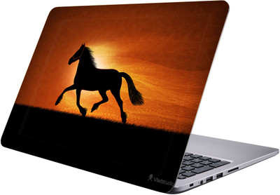 

PRINTCLUB running horseLaptop Sticker 15.6 inch-Premium Quality, UV Printed, Laminated, Bubble Free, Scratchproof Laptop Skin-649 Vinyl Laptop Decal 15.6