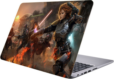

PRINTCLUB star wars Laptop Sticker 15.6 inch-Premium Quality, UV Printed, Laminated, Bubble Free, Scratchproof Laptop Skin-17 Vinyl Laptop Decal 15.6