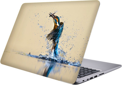 

PRINTCLUB kingfisher Laptop Sticker 15.6 inch-Premium Quality, UV Printed, Laminated, Bubble Free, Scratchproof Laptop Skin-717 Vinyl Laptop Decal 15.6
