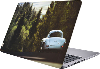 

PRINTCLUB white ambessador car Laptop Sticker 15.6 inch-Premium Quality, UV Printed, Laminated, Bubble Free, Scratchproof Laptop Skin-293 Vinyl Laptop Decal 15.6