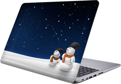 

PRINTCLUB snowman Laptop Sticker 15.6 inch-Premium Quality, UV Printed, Laminated, Bubble Free, Scratchproof Laptop Skin-657 Vinyl Laptop Decal 15.6