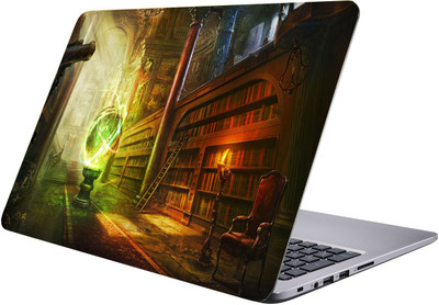 

PRINTCLUB library Laptop Sticker 15.6 inch-Premium Quality, UV Printed, Laminated, Bubble Free, Scratchproof Laptop Skin-286 Vinyl Laptop Decal 15.6