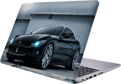 

PRINTCLUB black car Laptop Sticker 15.6 inch-Premium Quality, UV Printed, Laminated, Bubble Free, Scratchproof Laptop Skin-11 Vinyl Laptop Decal 15.6