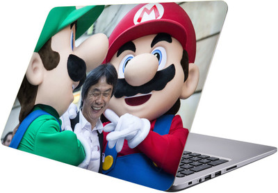 

PRINTCLUB super mario Laptop Sticker 15.6 inch-Premium Quality, UV Printed, Laminated, Bubble Free, Scratchproof Laptop Skin-456 Vinyl Laptop Decal 15.6