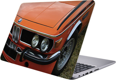 

LUCANT orange car Laptop Sticker 15.6 inch-Premium Quality, UV Printed, Laminated, Bubble Free, Scratchproof Laptop Skin-107 Vinyl Laptop Decal 15.6