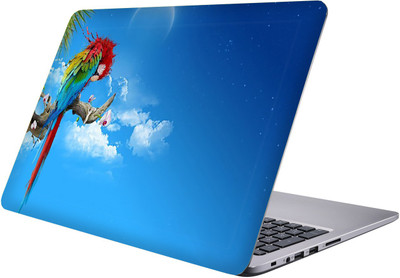 

PRINTCLUB parrot Laptop Sticker 15.6 inch-Premium Quality, UV Printed, Laminated, Bubble Free, Scratchproof Laptop Skin-254 Vinyl Laptop Decal 15.6