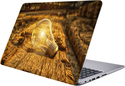 

LUCANT bulb Laptop Sticker 15.6 inch-Premium Quality, UV Printed, Laminated, Bubble Free, Scratchproof Laptop Skin-112 Vinyl Laptop Decal 15.6