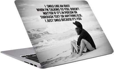 

Richerbrand Smile Laptop Sticker 15.6 inch-Designer laptop sticker-laptop skin sticker-280 Premium Quality,Bubble Free,Scratchproof,unique Laptop Skin/Cover for 15.6 inches/3m Vinyl Laptop Decal 15.6