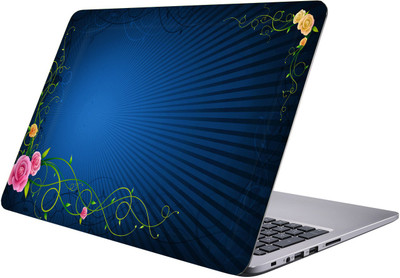 

LUCANT flowers Laptop Sticker 15.6 inch-Premium Quality, UV Printed, Laminated, Bubble Free, Scratchproof Laptop Skin-182 Vinyl Laptop Decal 15.6