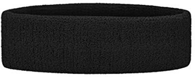

SPORTSHOLIC Head Band Sweat Forehead Band Black Colour For Sports And Fitness Makeup Headband