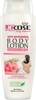 

Jocose Body Lotion with natural extracts of Mulberry & Barberry(500 ml)