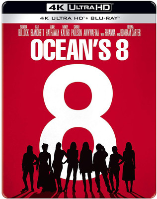

Ocean's 8 (Steelbook) (4K UHD & HD)(4K(UHD) Blu-ray English)