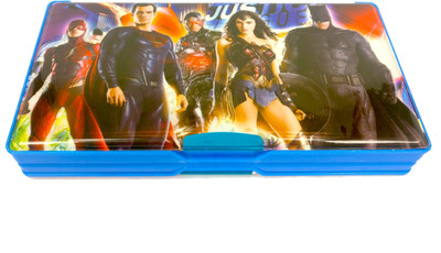 

Goyal AVENGERS Jumbo Pencil Box with dual Sharpener AVENGERS Jumbo Pencil Box with dual Sharpener Art Plastic Pencil Box(Set of 1, Dark Blue)