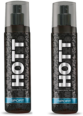 

HOTT SPORT Perfume Spray for Men Pack of 2 (135ml each) Perfume - 135 ml(For Men)