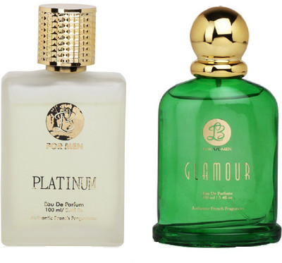 

Lyla Blanc Mens PLATINUM & Womens GLAMOUR - (Set of 2 Perfume for Couple) (100ml each) Eau de Parfum - 100 ml(For Men & Women)