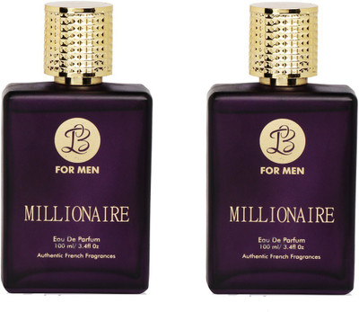 

Lyla Blanc MILLIONAIRE Perfume Spray for Men- Pack of 2 (100ml each) Eau de Parfum - 100 ml(For Men)
